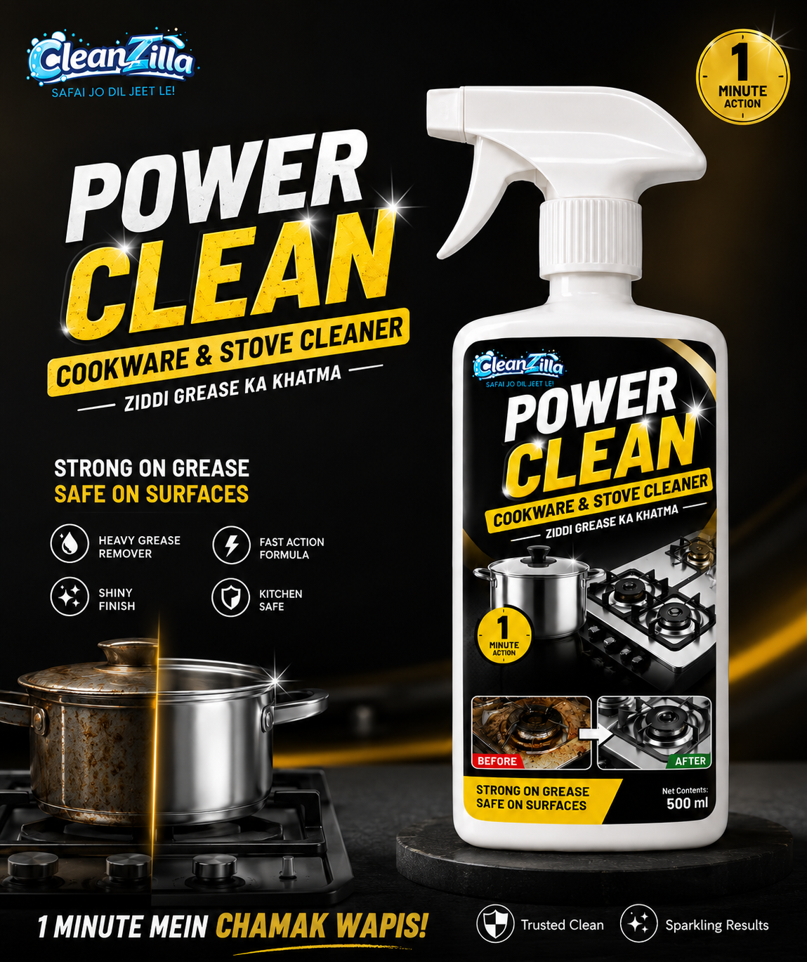 kitchen degreaser spray